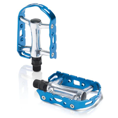 Pédales de vélo ultralight bleues VTT VTC - XLC – Image 2
