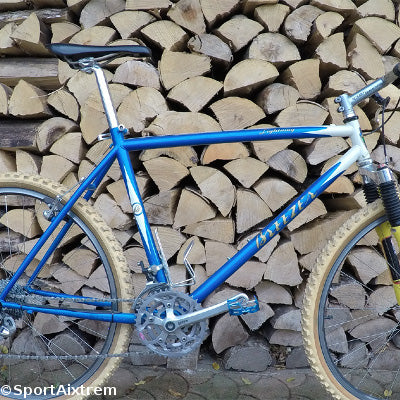 Pédales de vélo ultralight bleues VTT VTC - XLC – Image 5