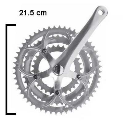 Pédalier triple plateaux vélo 8 vitesses 30/42/52 dents – Image 3